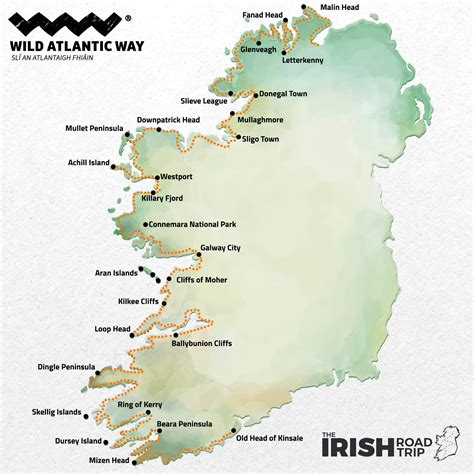 aubhris|Aughris Head – Wild Atlantic Way Ireland Map and Guide.